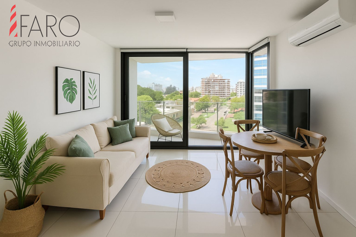 Venta de apartamento de 1 dormitorio y medio en Punta del Este
